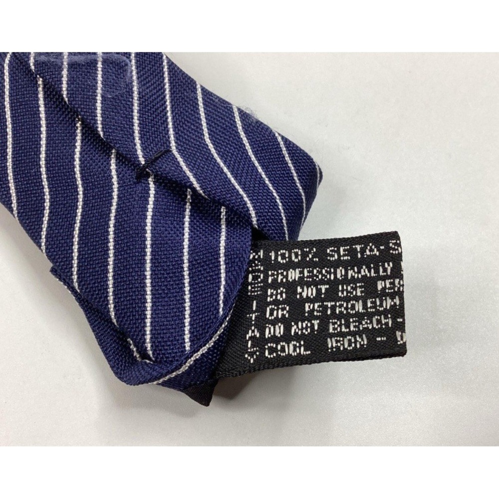 Gianni Versace Navy & Bright Yellow 100% Silk Necktie w/ COA - Made In‎ Italy - Picture 6 of 7